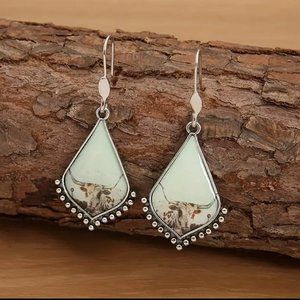 New Longhorn Steer Earrings